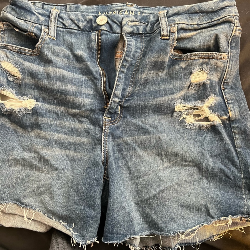 American Eagle Outfitters Women's Blue Denim Shorts